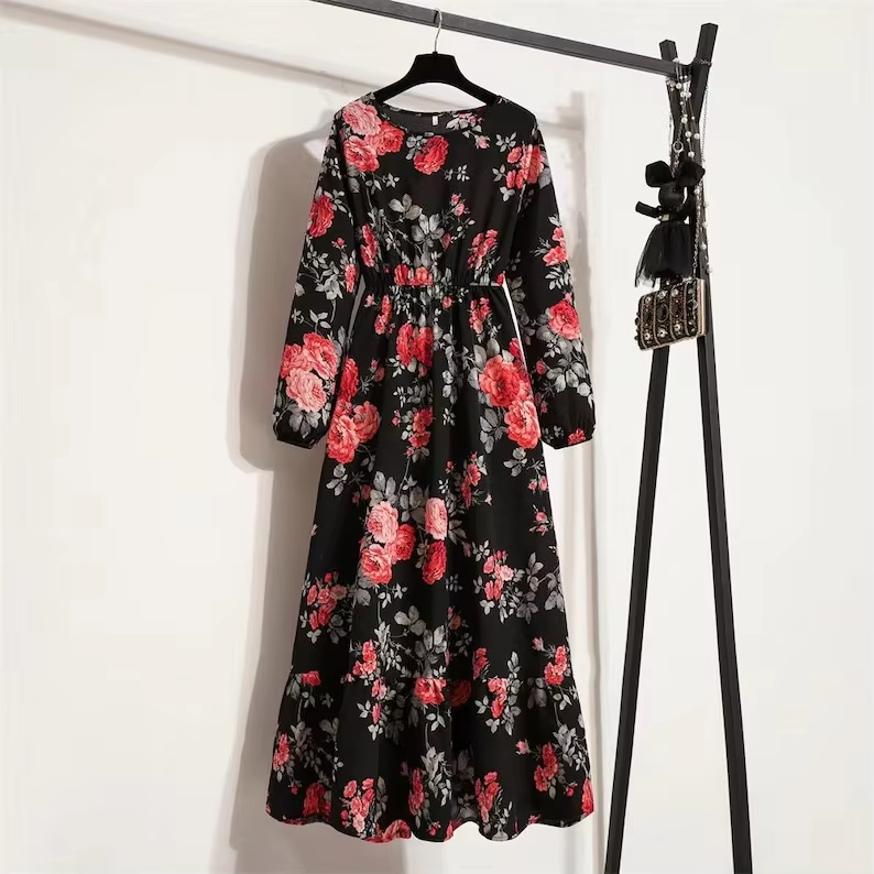 Floral Maxi Dress3