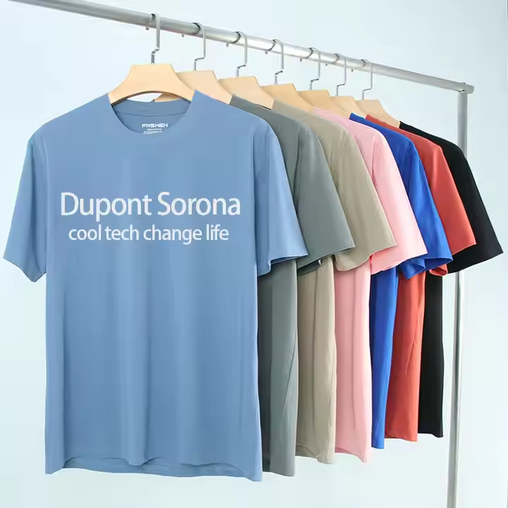 Custom Sorona Fabric Cool Feel Basic Tshirt Unisex Regular Fit t Shirt Quality Cotton Women’s/men’s T-shirt