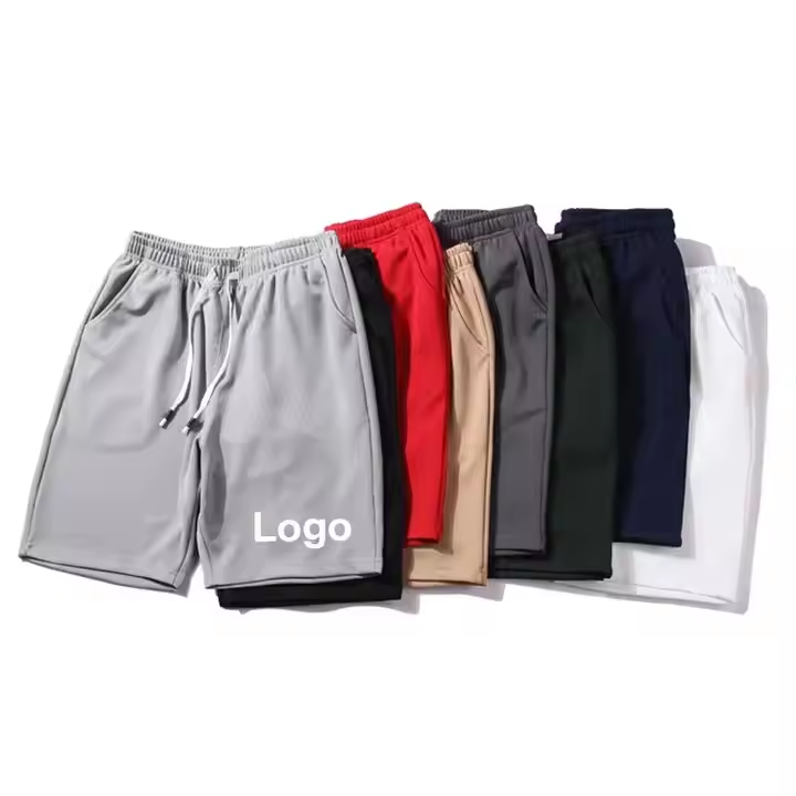 Gym Shorts for Men Polyester Quick Dry Anti Bacterial Gym Shorts Bodybuilding Lightweight Gym Shorts
