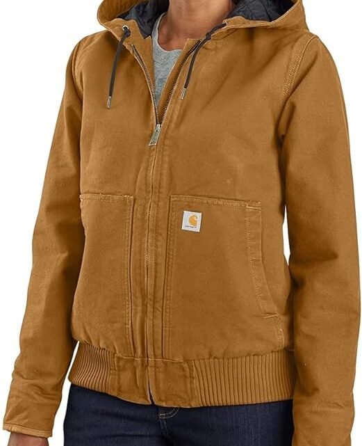 Carhartt Women's Active Jacket Wj130 Regular and Plus Sizes Carhartt Brown
