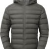 Gopune Men's Lightweight Puffer Jacket Deep Grey