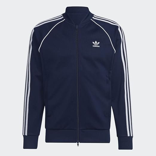 adidas Originals Men's Superstar Track Jacket Night Indigo-White